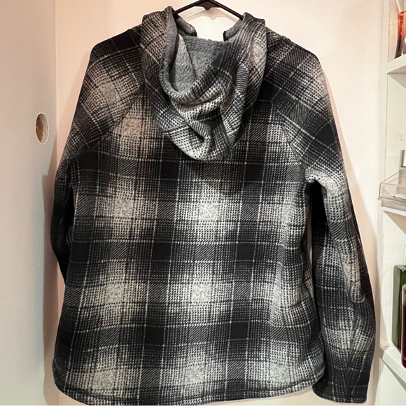 The North Face Sweater Womens Medium black and gray Gordon Lyons Hoodie - Picture 6 of 6